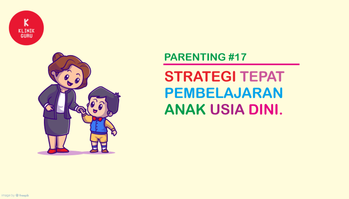 Strategi pembelajaran anak usia dini