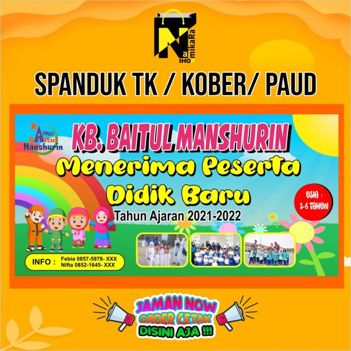 Ppdb smk pesantren penerimaan didik peserta pondok ulum tk desain madin tanggul smp spanduk jember Banner penerimaan peserta didik baru