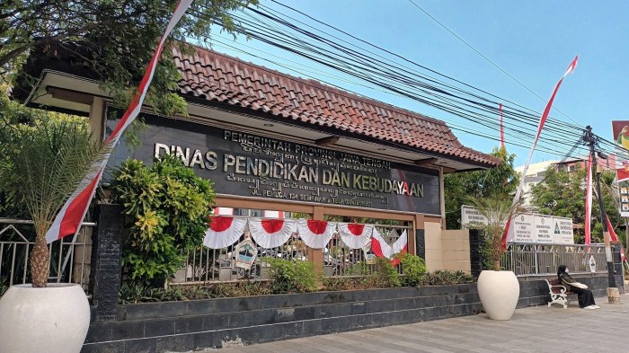 Dinas tengah provinsi Dinas pendidikan provinsi jawa tengah
