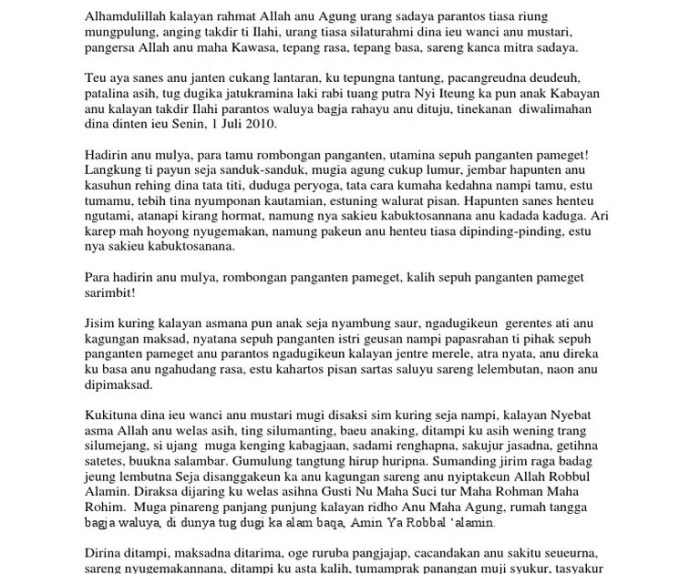 Pidato bahasa sunda tentang pendidikan