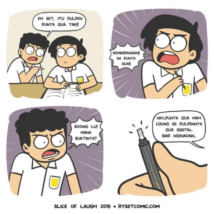 Komik pendidikan 4 kotak