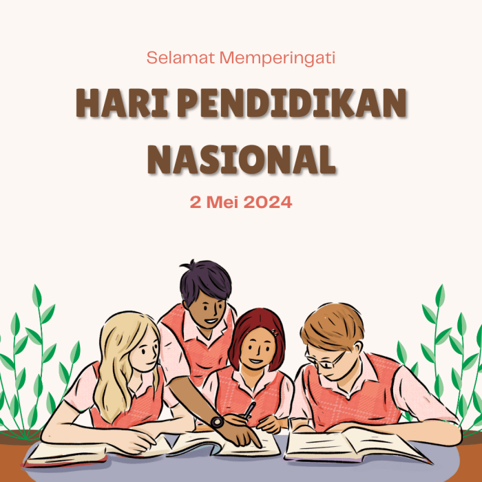 Poster pendidikan simple dan menarik