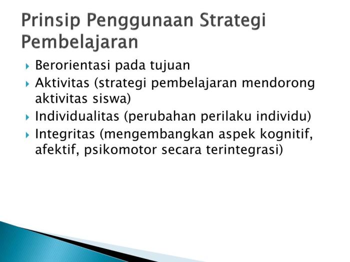 Pembelajaran strategi