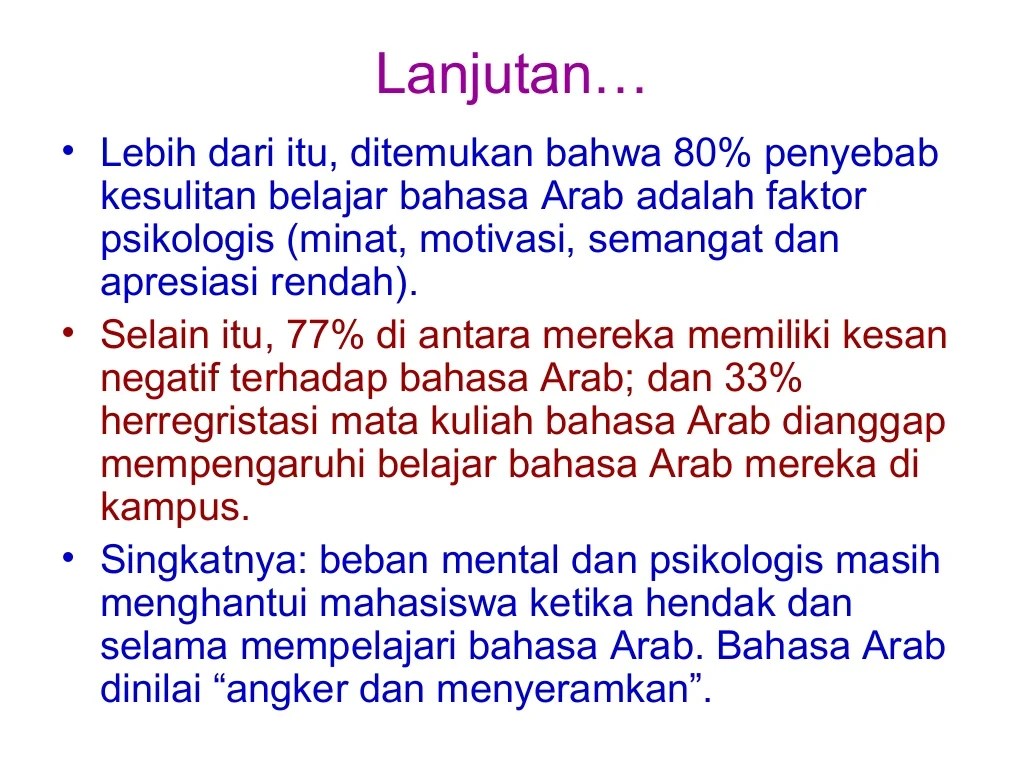 Strategi pembelajaran bahasa arab