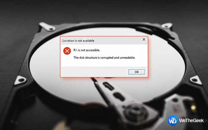 Cara memperbaiki hard disk yang tidak terbaca