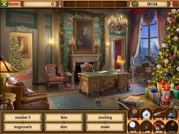 Game online hidden object