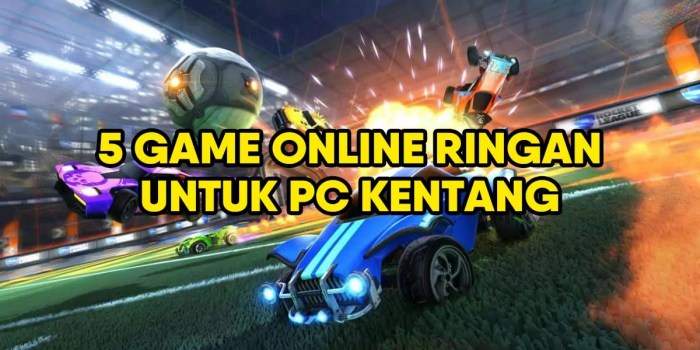 Game online laptop ringan