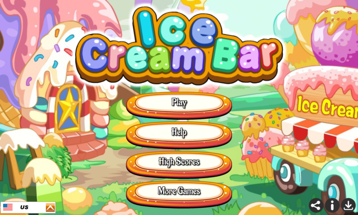 Game online ice cream